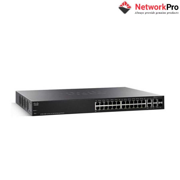Thiết bị chia mạng Cisco SF350-24-K9-EU Managed Switch - NetworkPro.vn