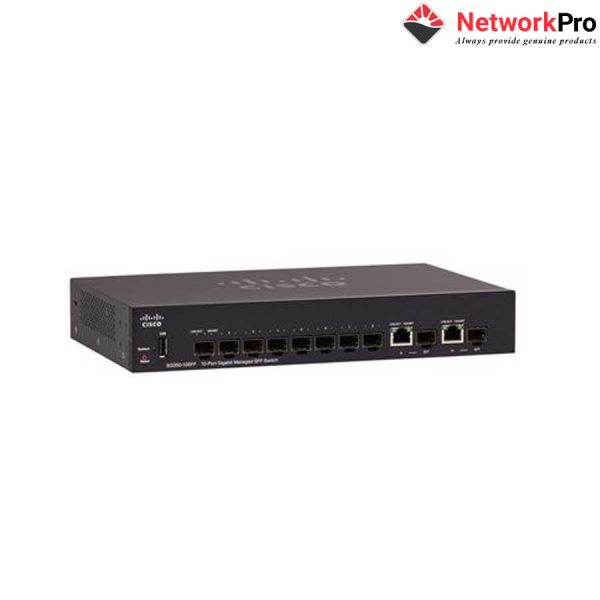 Thiết bị chia mạng Cisco SG350-10SFP-K9-EU Managed SFP - NetworkPro.vn