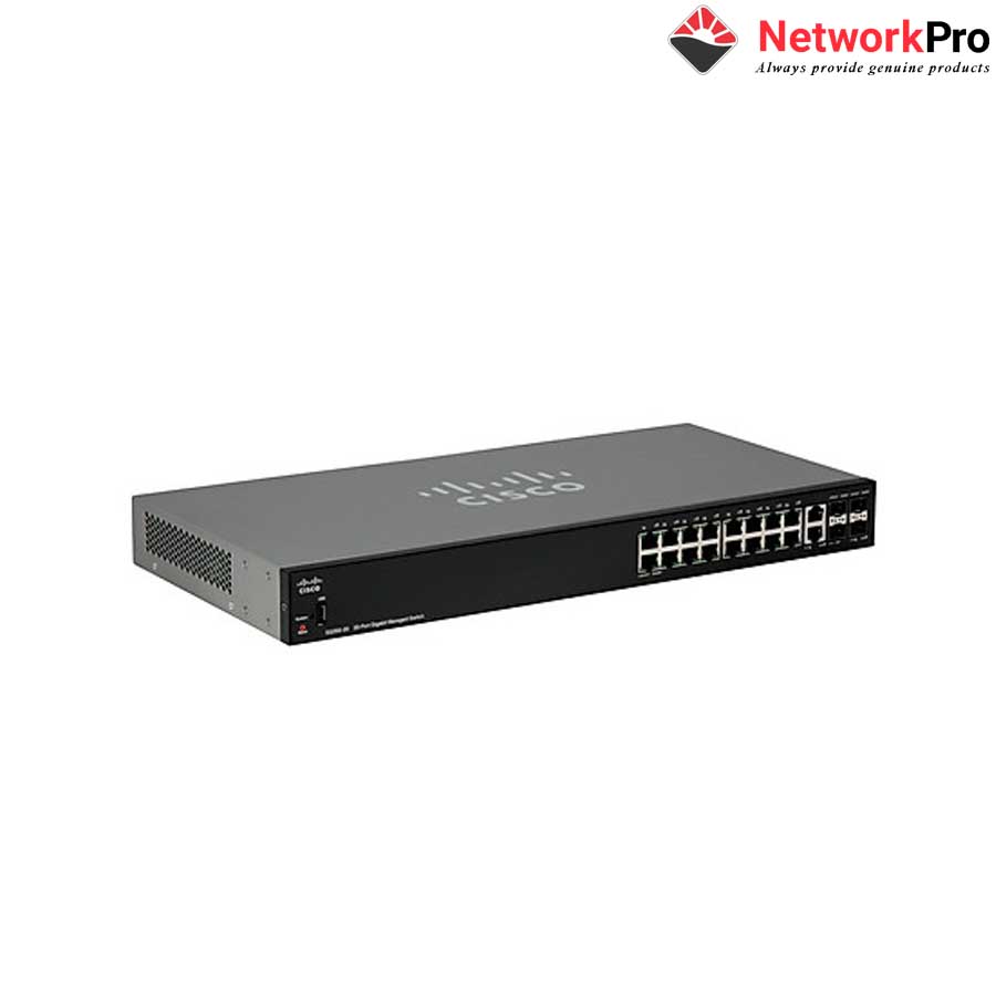  Switch Cisco SG350-20-K9-EU - 16 GE Port, 2 GE Uplink, 2 SFP