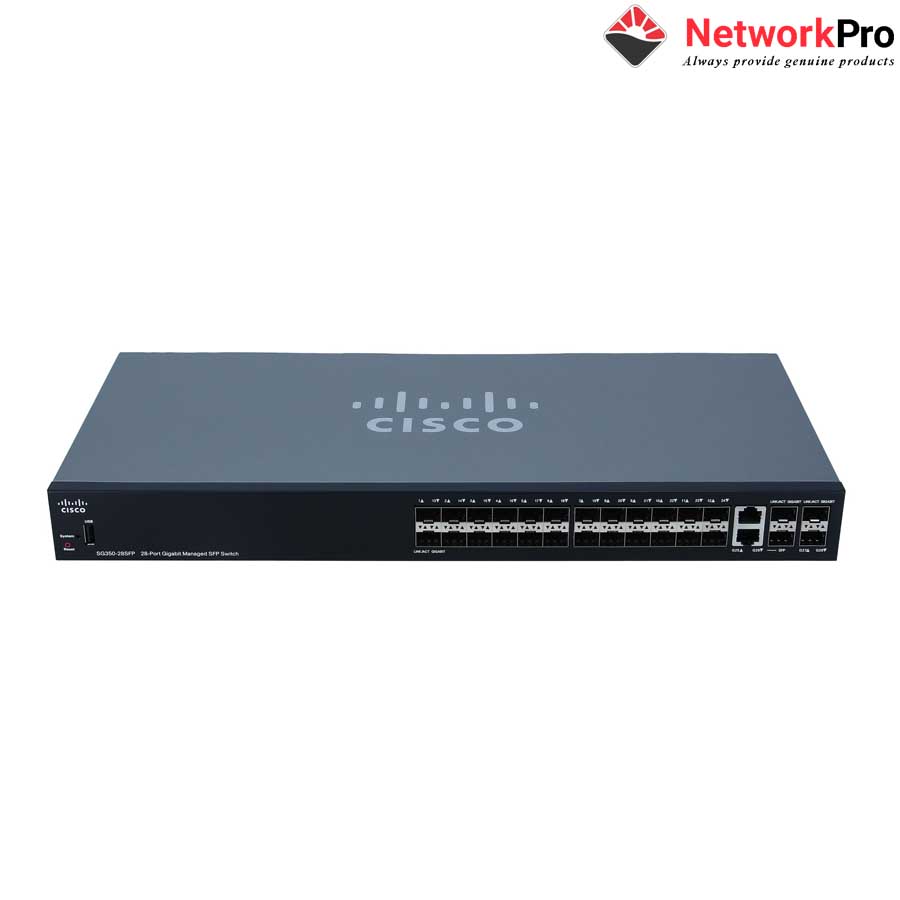 Cisco SG350-28SFP-K9-EU 28-port Gigabit Managed