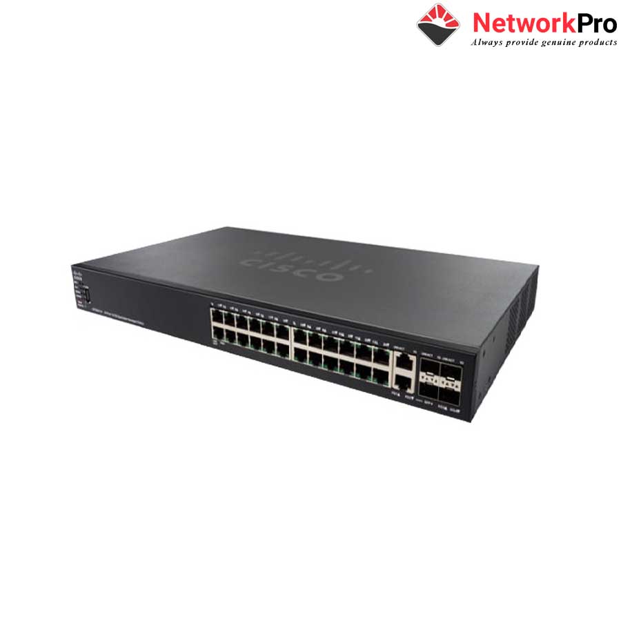 SG550X-24P-K9-EU Cisco SG550X-24P 24-port Gigabit PoE