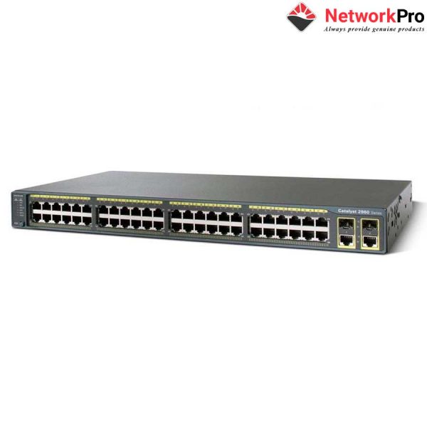 Switch CISCO WS-C2960-48PST-L 48 10/100 PoE - NetworkPro.vn