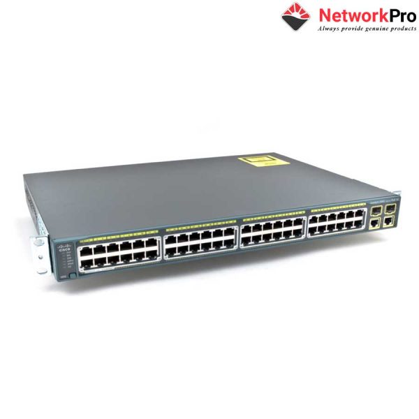 Thiết Bị Chuyển Mạch Switch Cisco WS-C2960+48PST-S - NetworkPro.vn
