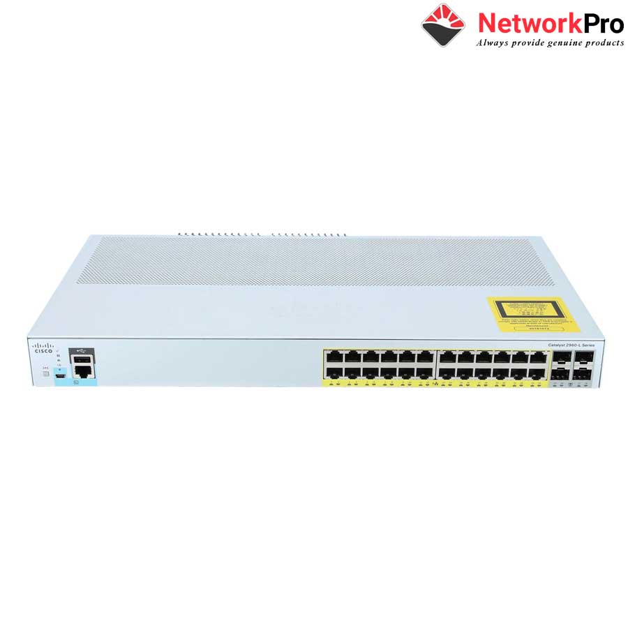 Switch Cisco WS-C2960L-24PS-AP chính hãng 24 Port
