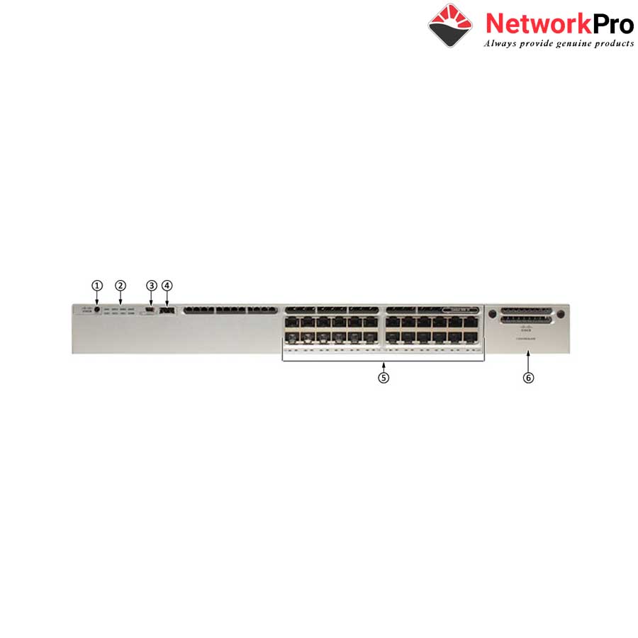 Thiết bị Switch Cisco WS-C3850-24T-E 