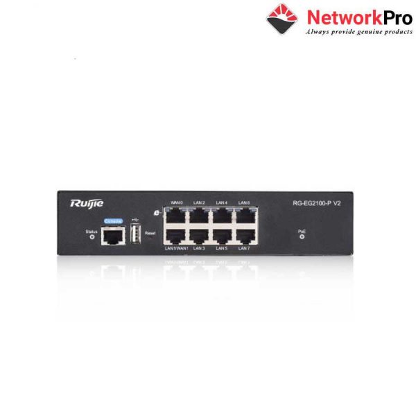 Gateway tích hợp cổng PoE RUIJIE RG-EG2100-P V2 | NetworkPr
