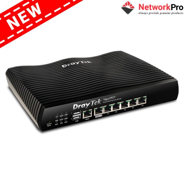 DrayTek Vigor2927 Dual-WAN VPN Firewall Router - NetworkPro.vn