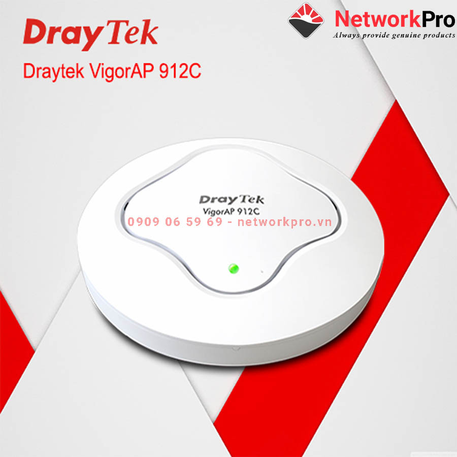 Bộ phát wifi Draytek Vigor AP912C (Ốp trần) - NetworkPro.