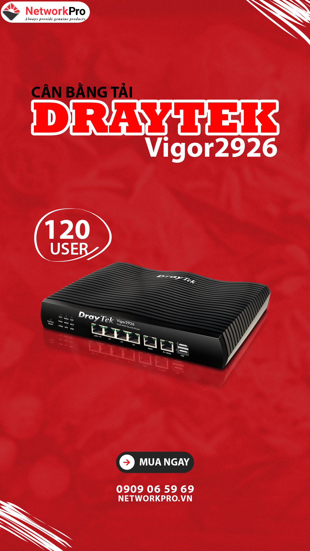 Router Draytek Vigor2926 - NetworkPro