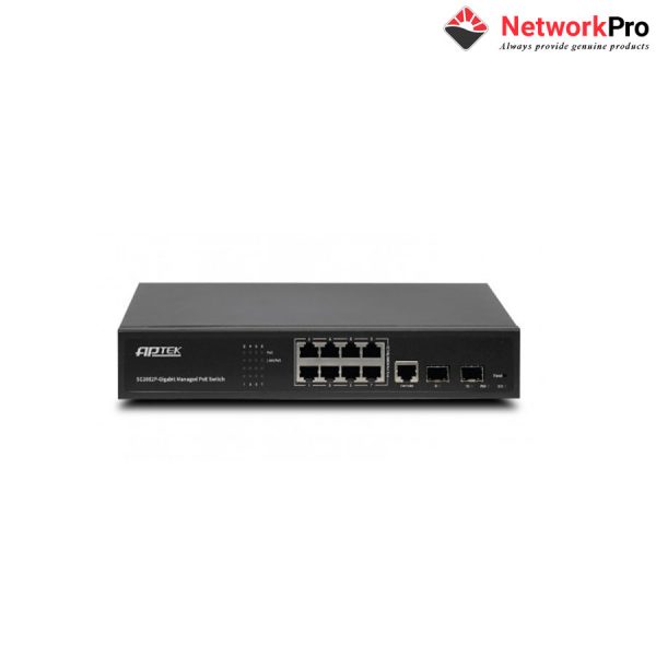 APTEK SG2082P - Switch 8 Port PoE L2 Managed Gigabit Switch - Chính Hãng tại NetworkPro