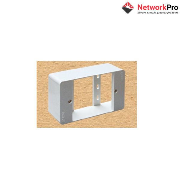 Wall Box - Hộp đế nổi cho mặt nạ 1,2, port - NetworkPro