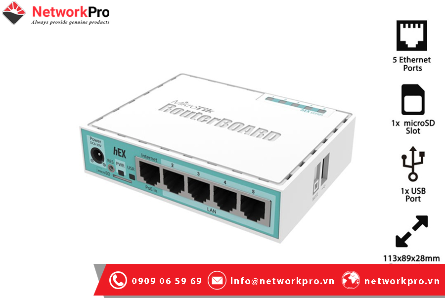 Đánh giá Router Mikrotik RB750Gr3 hex - NetworkPro