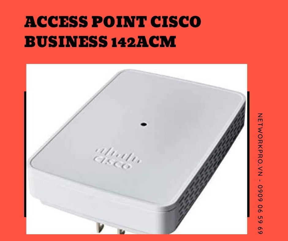 Cisco Business 142ACM 802.11ac 2×2 Wave 2 Mesh Extender Wall Outlet