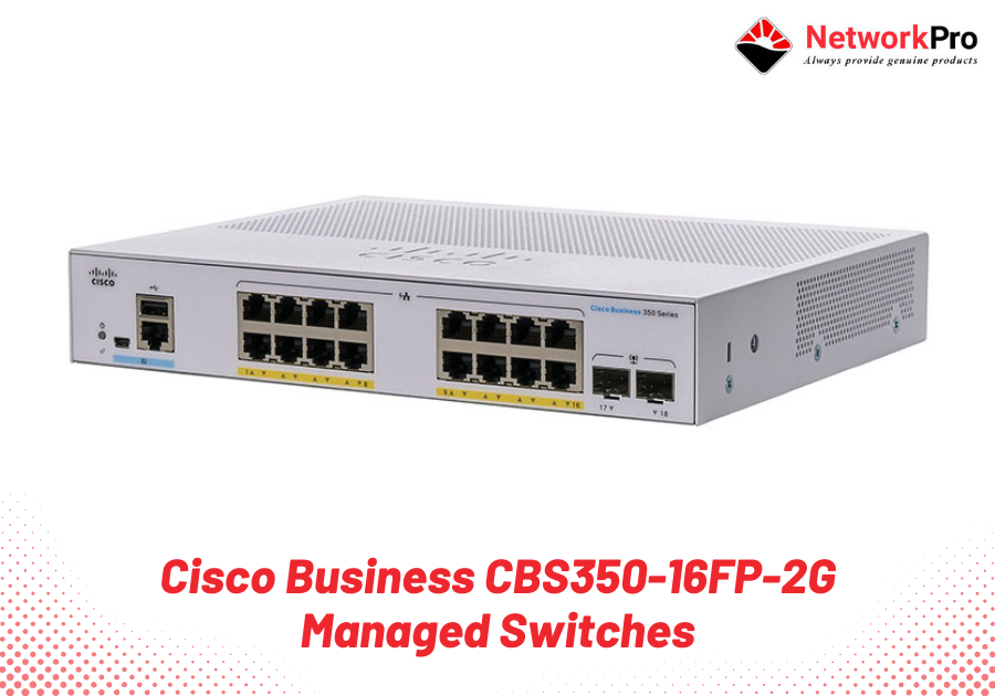 CISCO BUSINESS CBS350-16FP-2G-MANAGED-SWITCHES