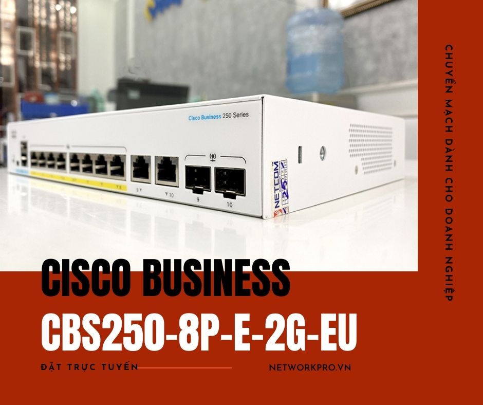 Cisco Business CBS250-8P-E-2G-EU