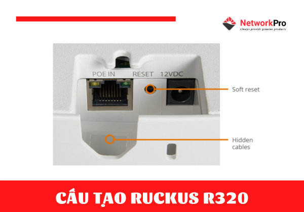 Ruckus R320 Indoor 802.11ac Wave 2 2x2:2 kết nối mạnh mẽ