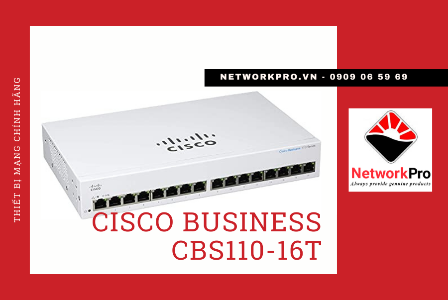 Cisco Business CBS110-16T Unmanaged Switch