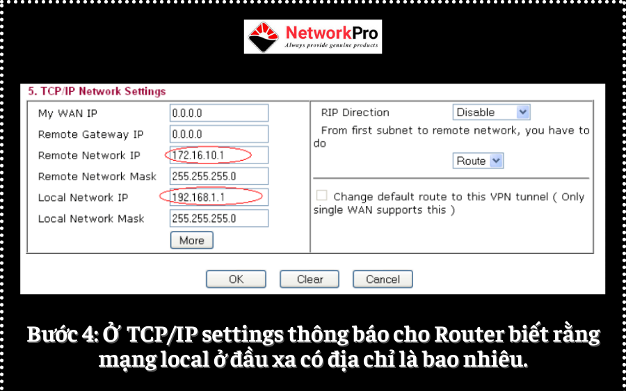 Cấu hình VPN Site to Site Router Draytek (6)