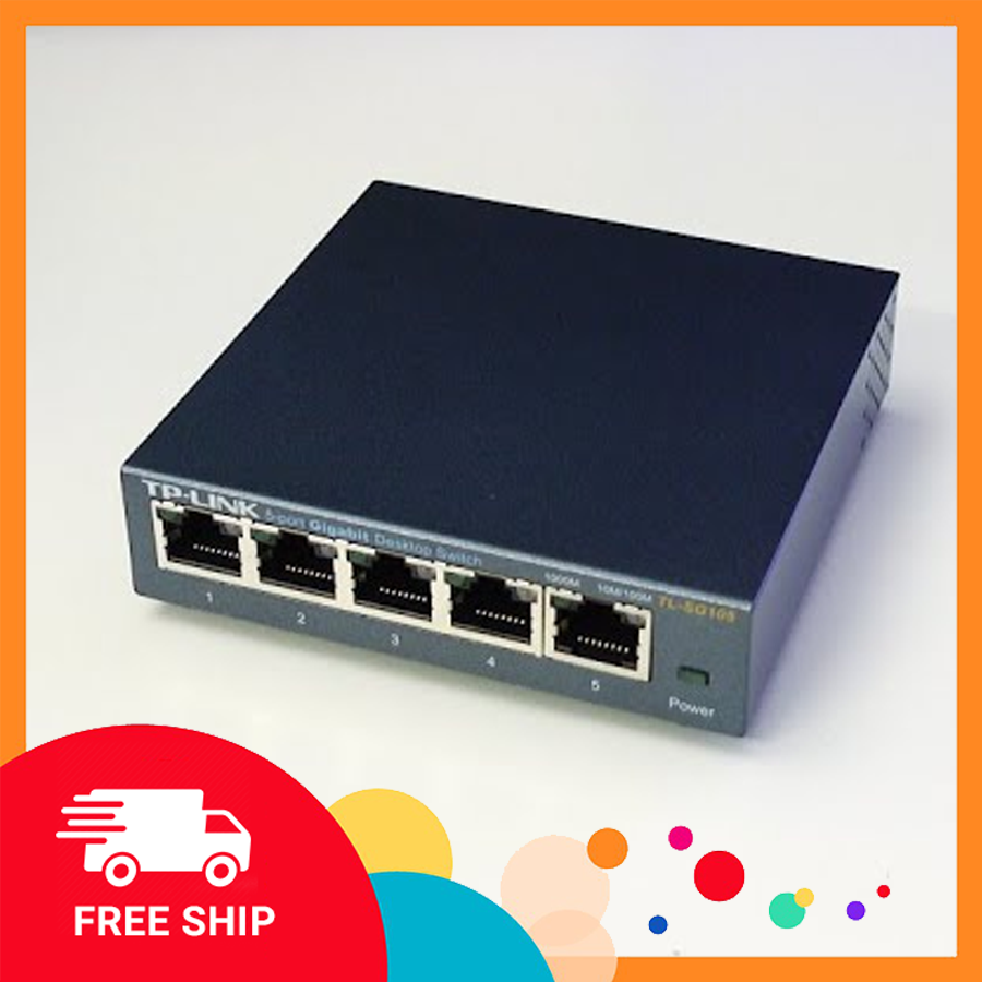 TP Link TL-SG105 - Switch Để Bàn 5 Cổng Gigabit