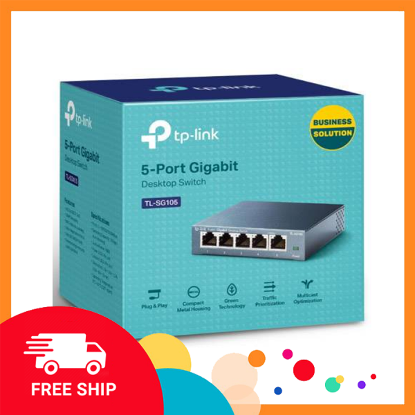 TP Link TL-SG105 - Switch Để Bàn 5 Cổng Gigabit