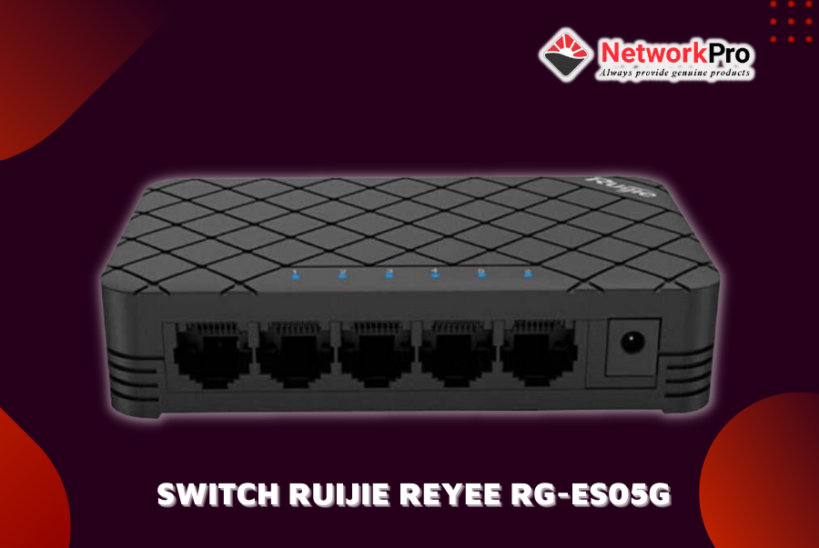 Bộ chia mạng 5 cổng Switch Ruijie Reyee RG-ES05G