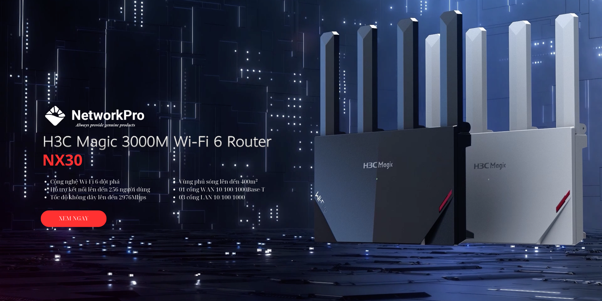 Router Wi-Fi 6 H3C Magic NX30