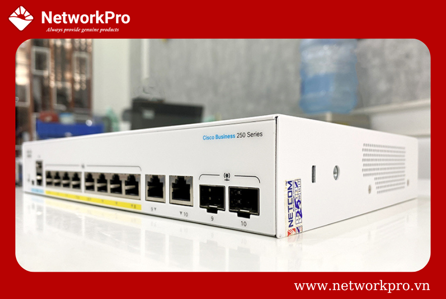 Switch Cisco Business CBS250-8PP-E-2G