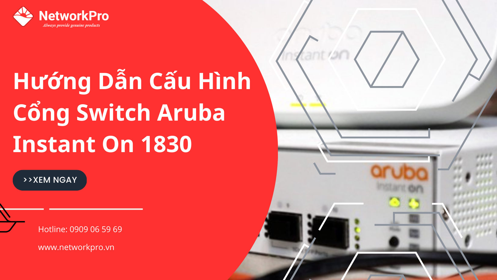 Hướng dẫn cấu hình cổng Aruba Instant On 1830 Switch