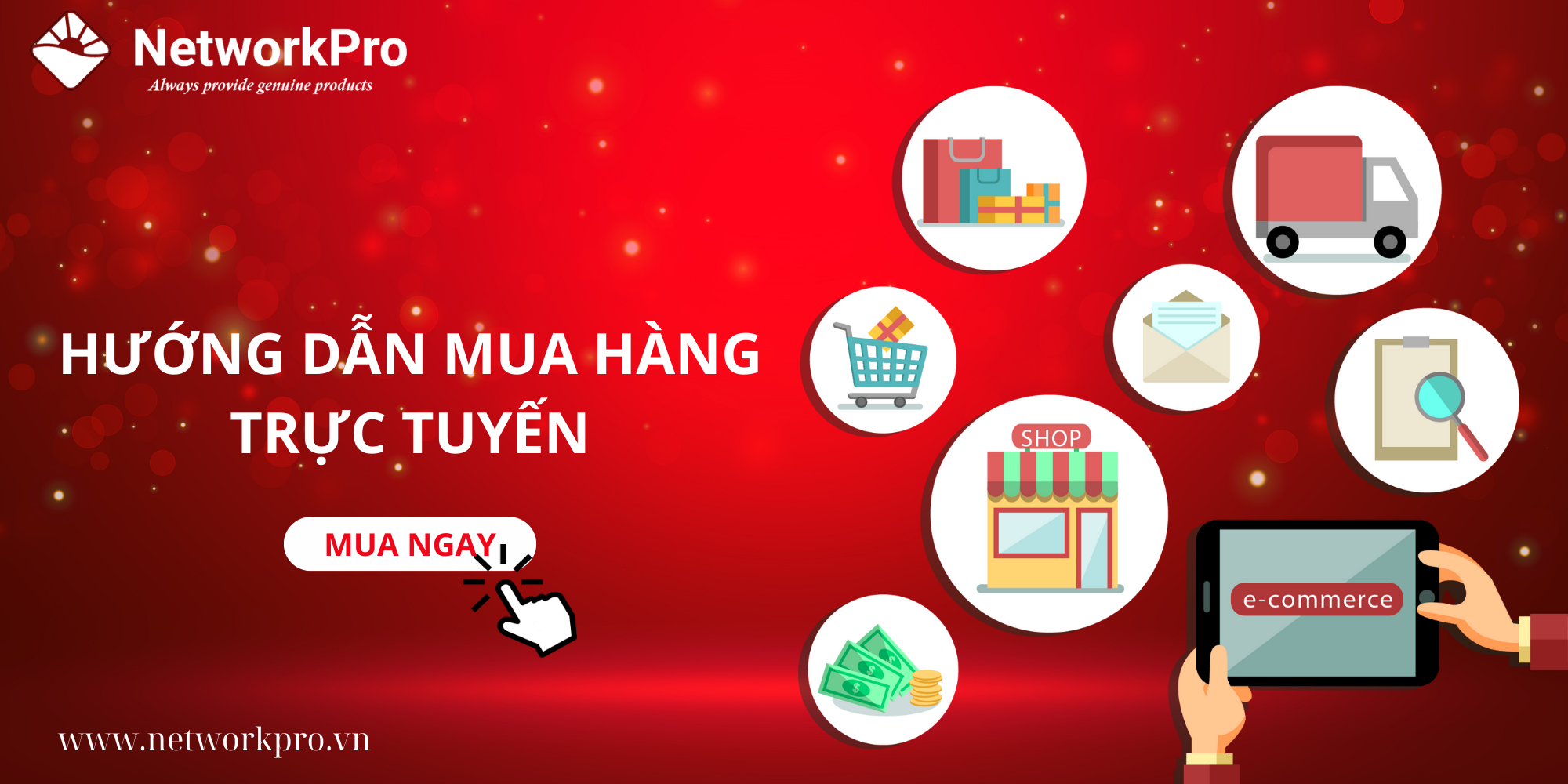 Hướng dẫn mua hàng trực tuyến tại NetworkPro.vn