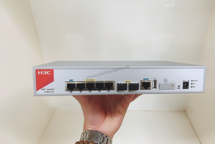 Tường lửa H3C SecPath F100-C-A1 chính hãng, bảo hành 5 năm | NetworkPro.vn