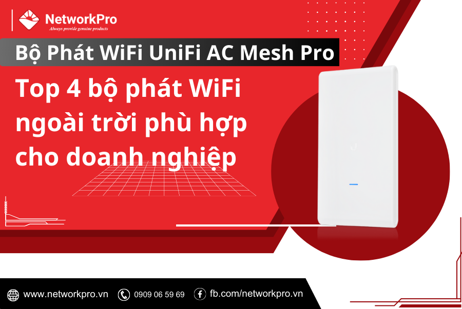 Bộ Phát WiFi UniFi AC Mesh Pro