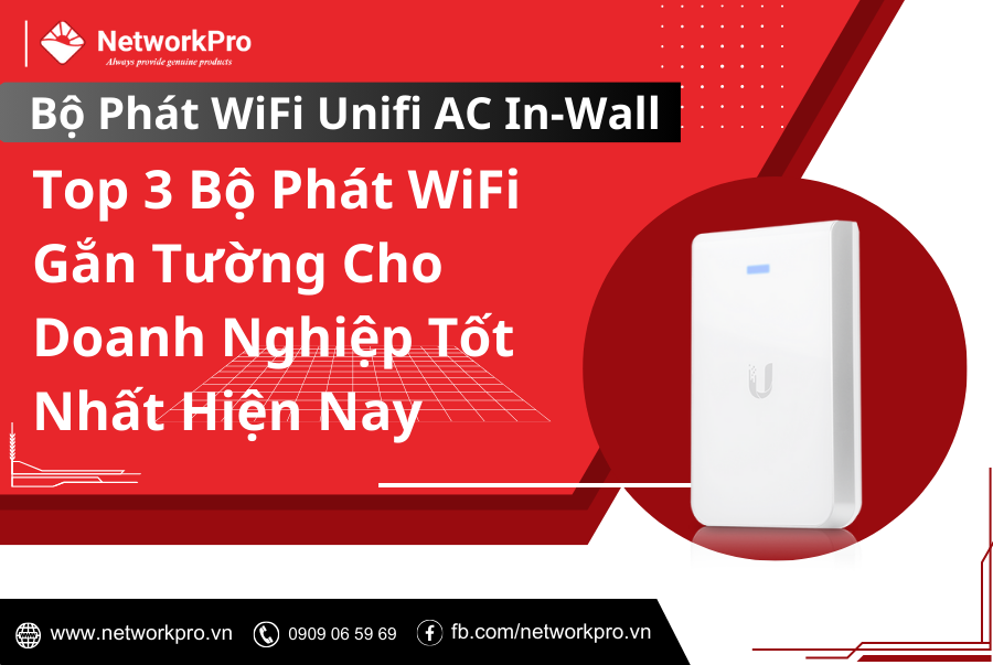 Bộ Phát WiFi Unifi AP AC In-Wall