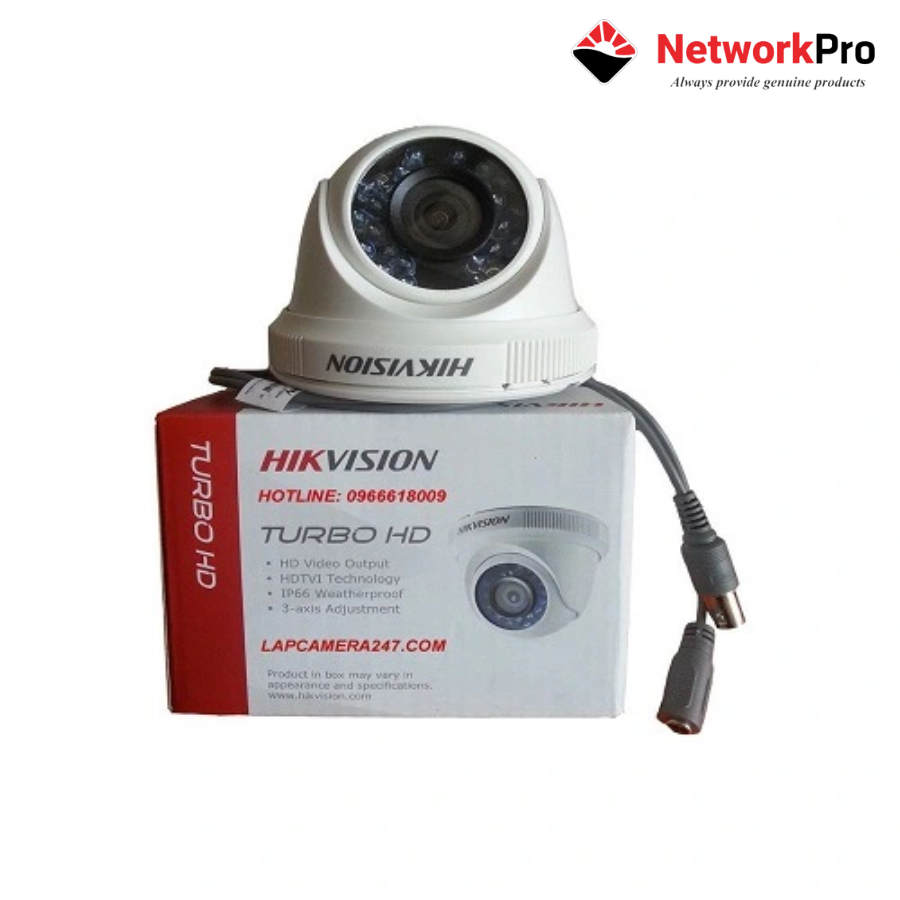 Camera HD-TVI Dome hồng ngoại 2.0 Megapixel HIKVISION DS-2CE56D0T-IRP (1)