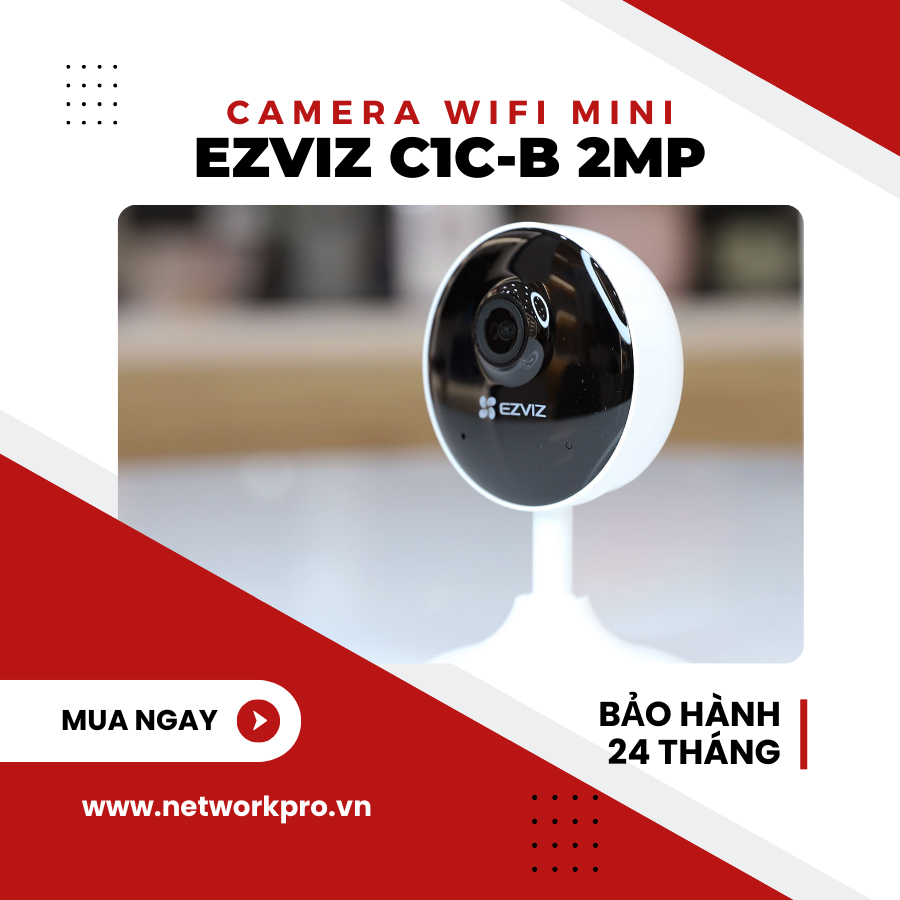 Camera WiFi cho ngôi nhà thông minh Ezviz C1C-B