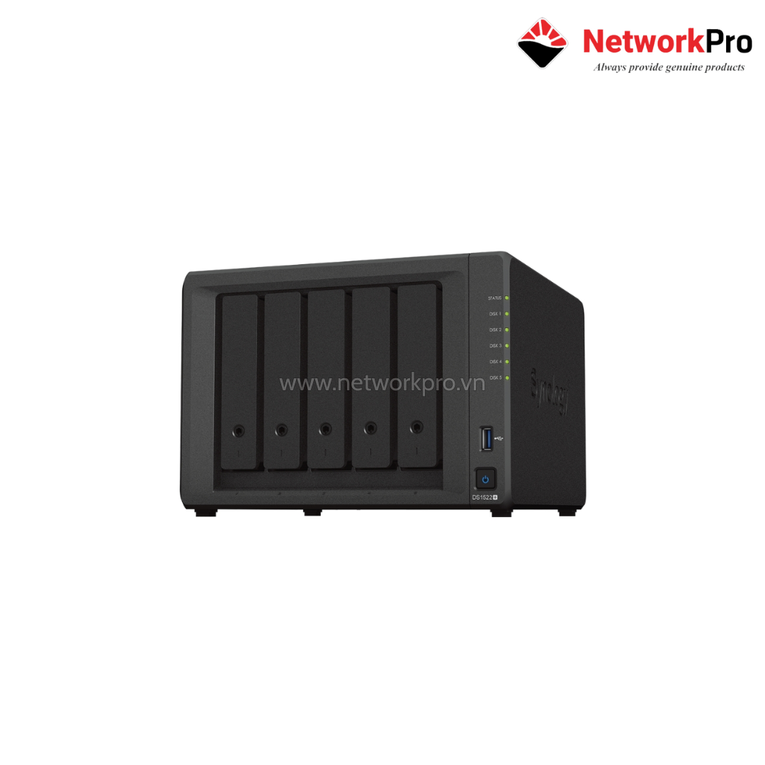 NAS Synology DS1525neo+ NAS Synology DS1525neo+ Chính Hãng – 5 Bay AMD Ryzen R2600 | NetworkPro