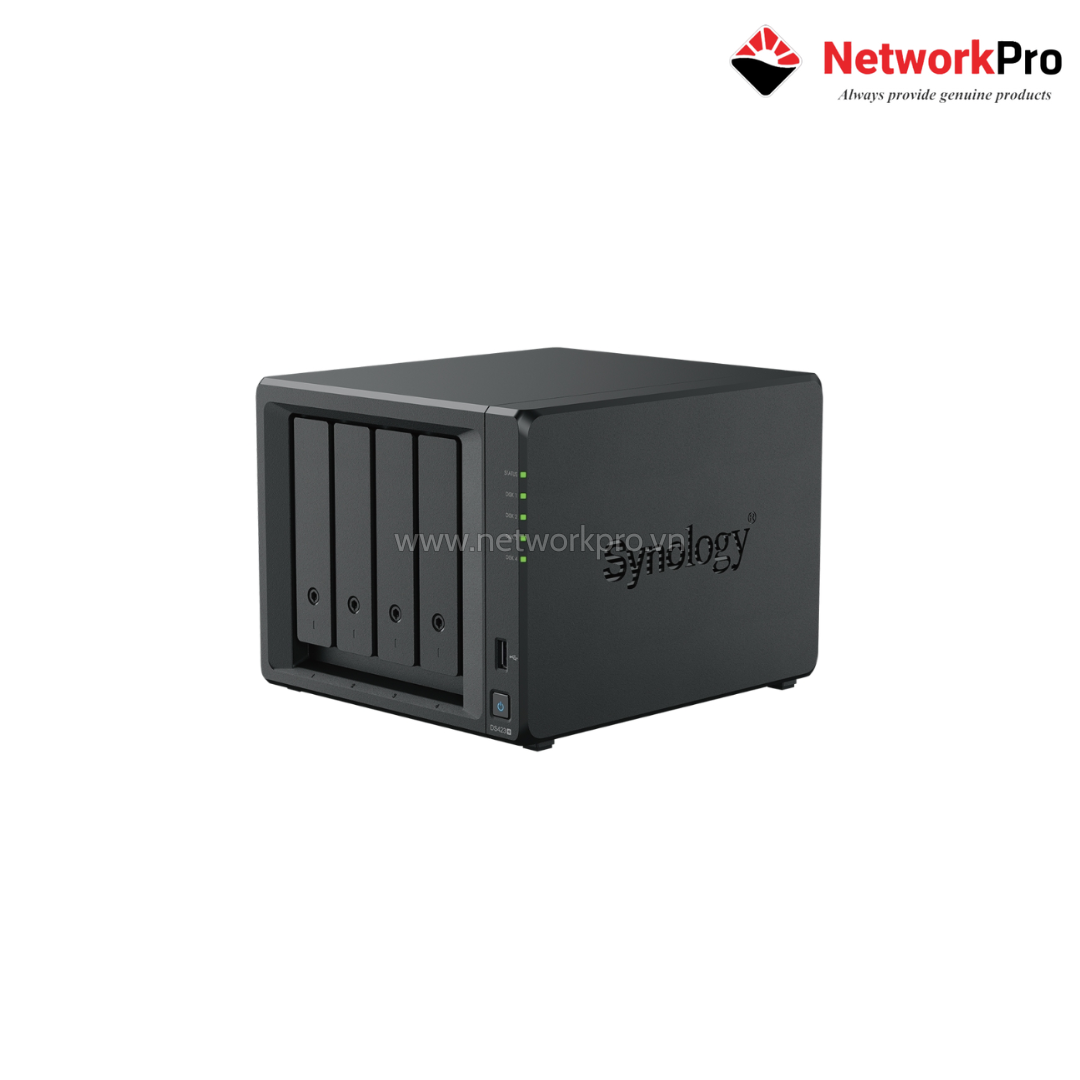 NAS Synology DS423+ (1) NAS Synology DS423+ Chính Hãng - 4 Bay Intel J4125 | NetworkPro