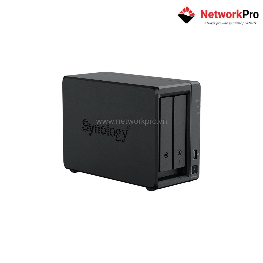 NAS Synology DS725+ (1) NAS Synology DS725+ Chính Hãng – 5 Bay AMD Ryzen R1600 | NetworkPro