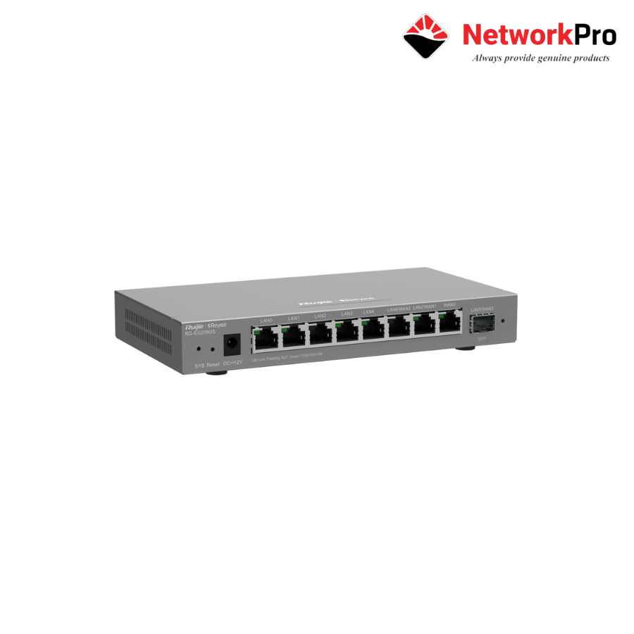 Router-Gateway-Ruijie-Reyee-RG-EG209GS-2 Router Ruijie Reyee RG-EG209GS – 8GbE+SFP, 4 WAN | NetworkPro