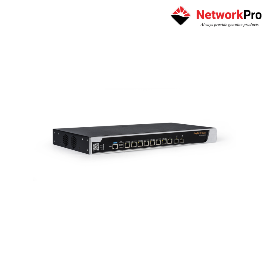 Router-Ruijie-RG-NBR6205-E-1 Router Ruijie RG-NBR6205-E – 1.5Gbps, 7 WAN, 400 VPN | NetworkPro