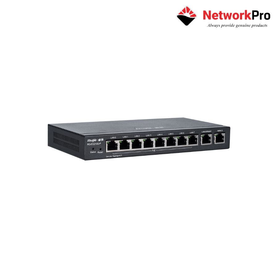 Router-Ruijie-Reyee-RG-EG210G-P-1 Router PoE Ruijie Reyee RG-EG210G-P-V3 – 8 PoE 70W | NetworkPro