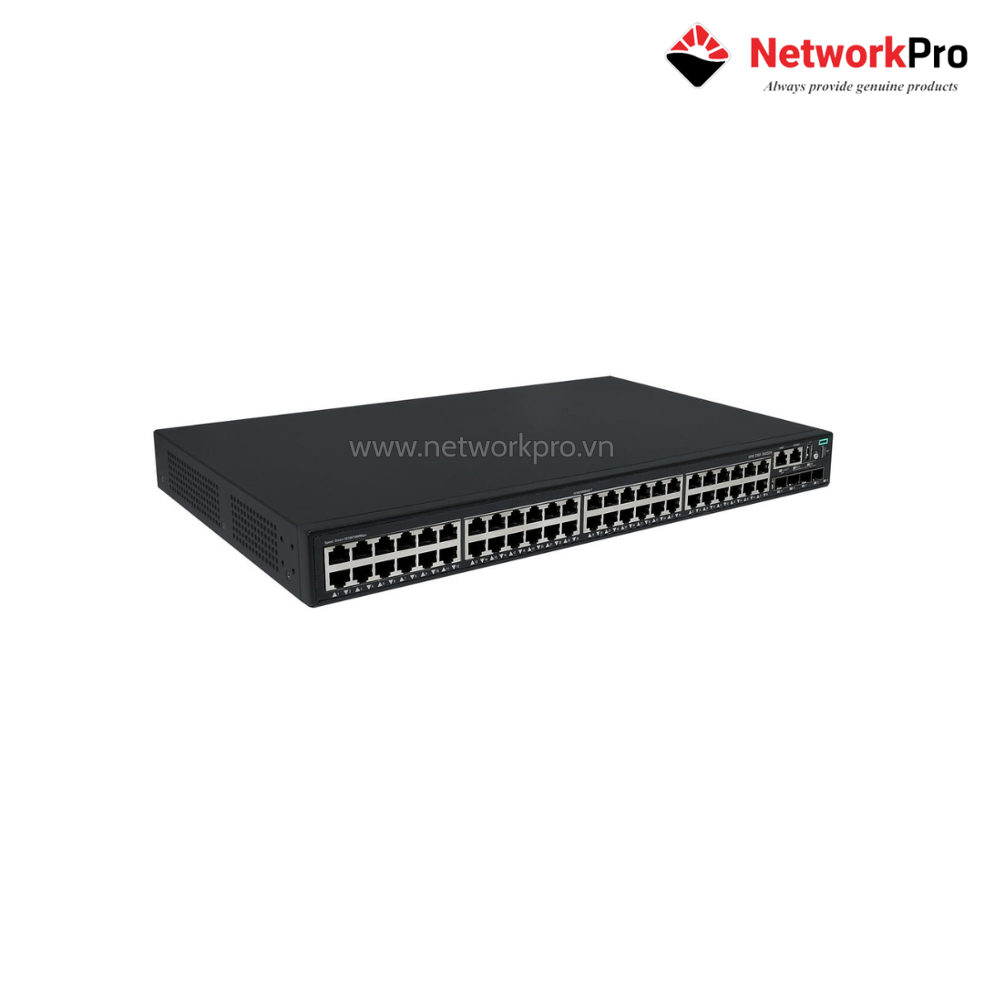 Switch HPE Networking CW 2150 S6X52A (1) Switch HPE CW 2150 S6X52A – 48G + 4 SFP+ 10G Layer 3 Mật Độ Cao | NetworkPro